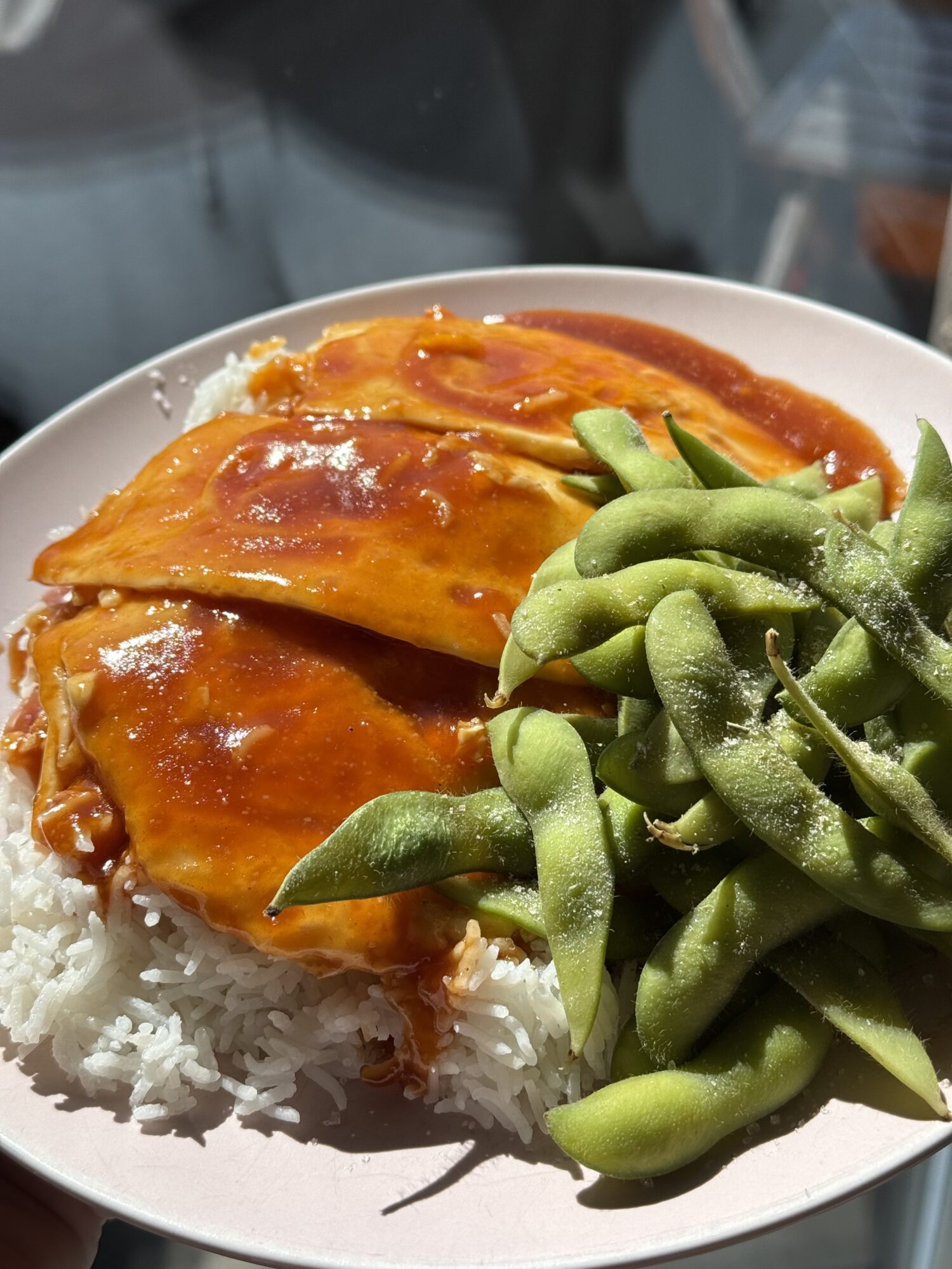 Eier mit Sweet & Sour Sauce