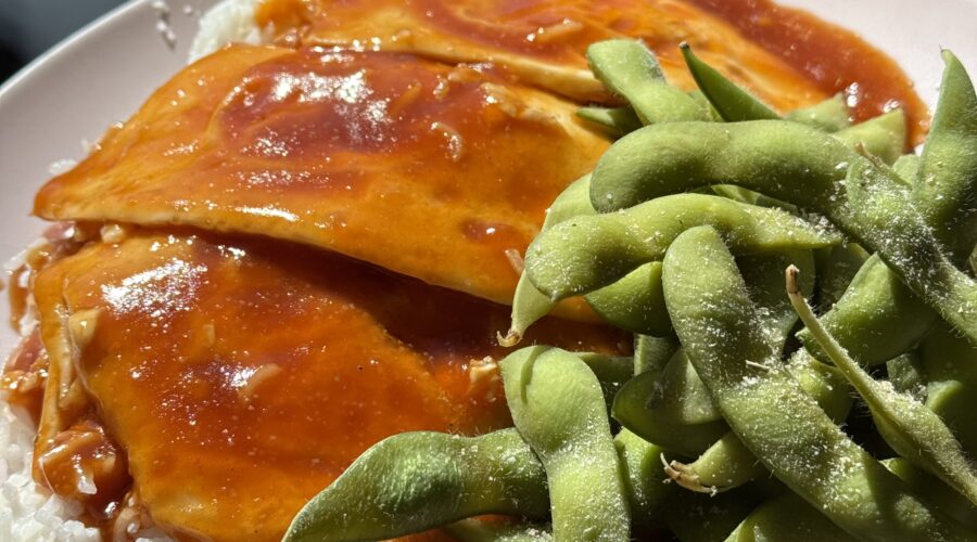 Eier mit Sweet & Sour Sauce